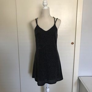 Sparkly skater cut dress